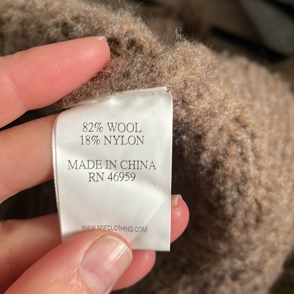 Nsf Distressed Wool Turtleneck - image 4